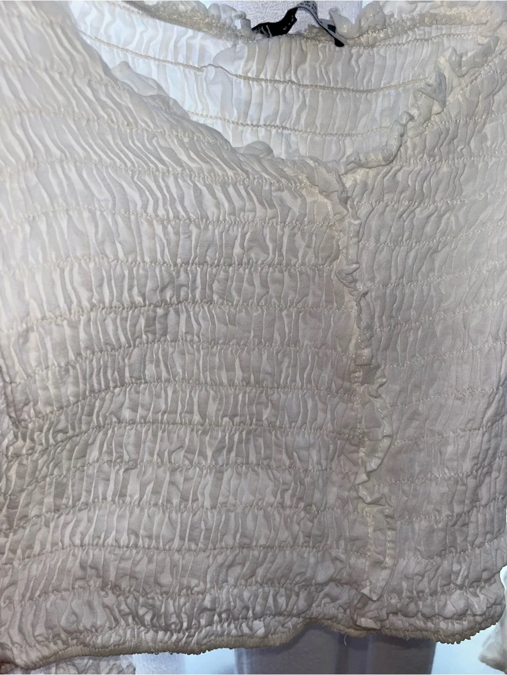 Zara smocked bodice